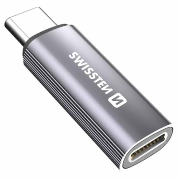 SWISSTEN NABÍJECÍ ADAPTÉR TEXTILE USB-C (samec) / LIGHTNI...