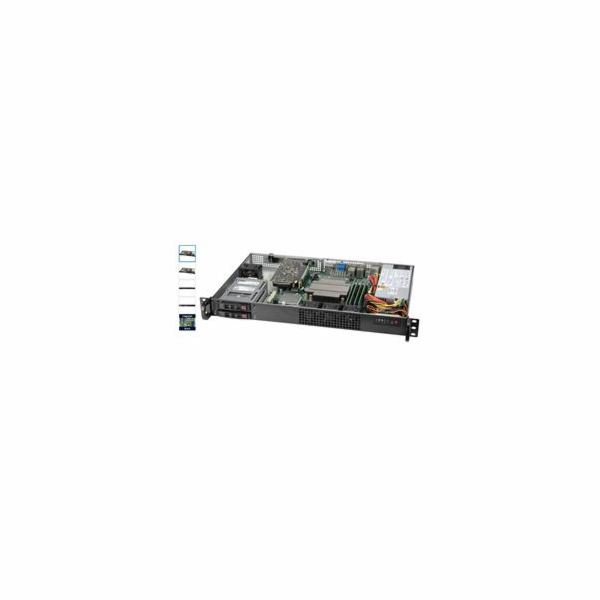 SUPERMICRO 1U server 1x LGA1200, , 4x DDR4 ECC, 2x 2.5" H...