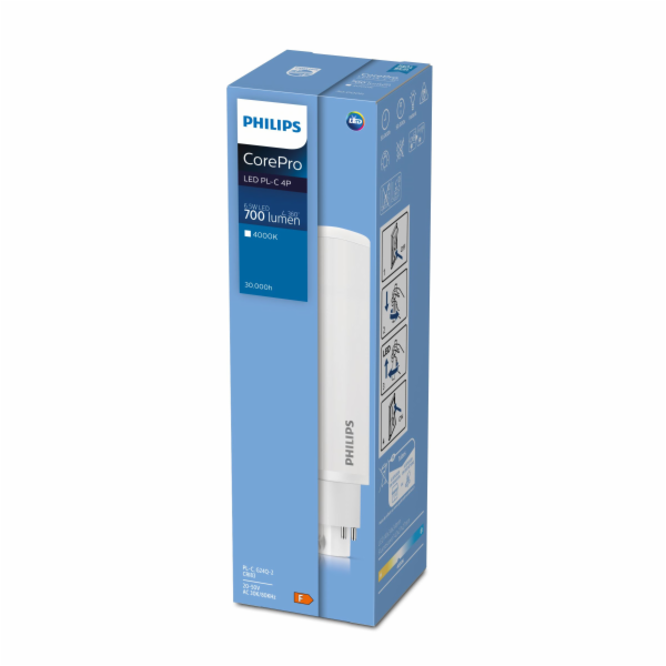 LED zářivka PHILIPS CorePro LED PLC 6,5W/18W 830 4P G24q-...