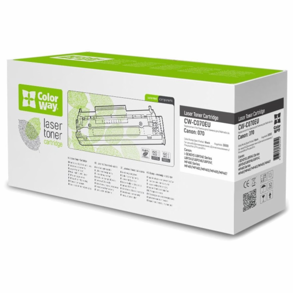 COLORWAY kompatibilní toner pro CANON 070/ 3000 stran / Č...