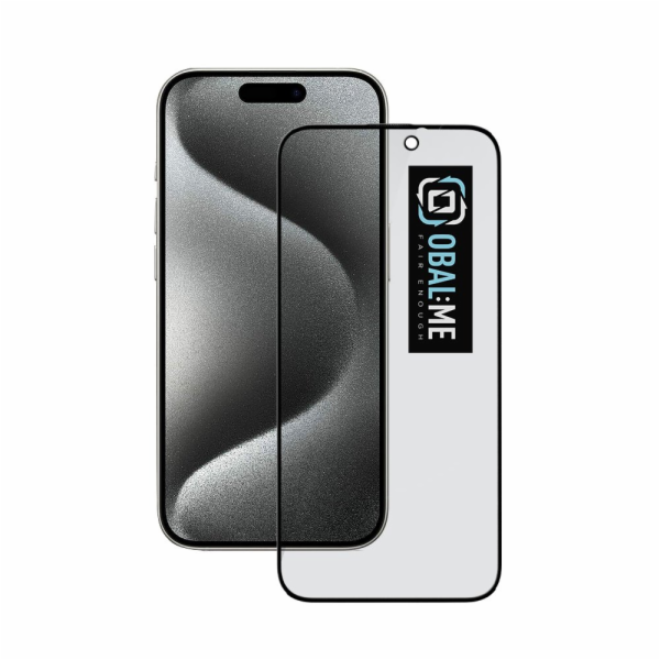 OBAL:ME Privacy 5D Tvrzené Sklo pro Apple iPhone 15 Pro B...