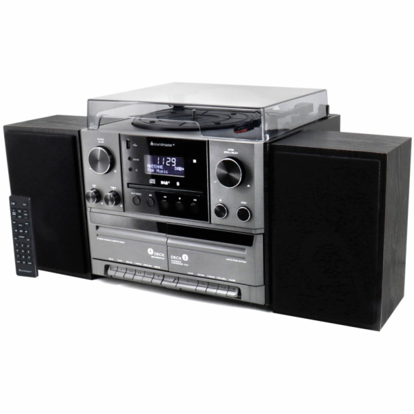 Soundmaster Elite line MCD5600SW/ Gramofon/ CD/ 2x kazeta...