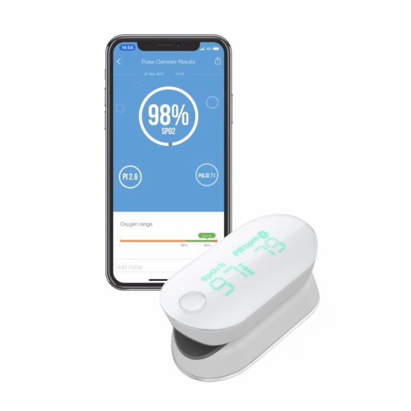 iHealth AIR PO3 chytrý pulzní oxymetr