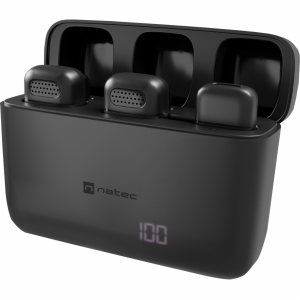 Mobilní bezdrátový mikrofon Natec HOPPER LAVALIER USB-C, ...