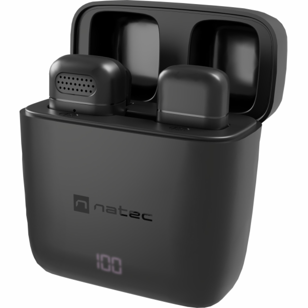 Mobilní bezdrátový mikrofon Natec HOPPER LAVALIER USB-C