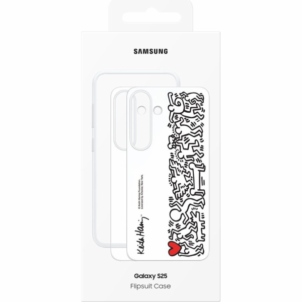 Samsung Flipsuit Case (weiß, Samsung Galaxy S25)
