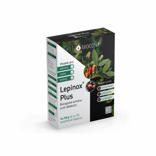 Přípravek proti housenkám AGROBIO Biocont Lepinox Plus 3x10g