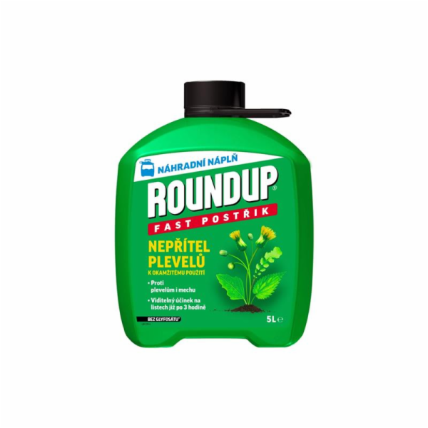 Roundup Fast bez glyfosátu 5 l náhradní náplň EVERGREEN