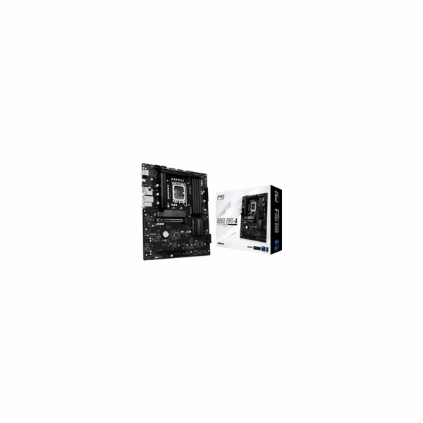 ASRock MB Sc LGA1851 B860 Pro-A, Intel B860, 4xDDR5, 1xDP...