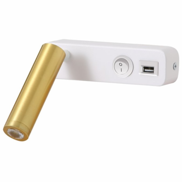 IMMAX GOAL designové nástěnné LED svítidlo, vypínač, USB,...