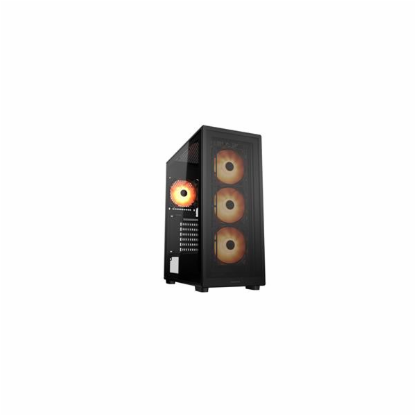 COUGAR PC skříň MX220 RGB Black Mid Tower Mesh Front Pane...