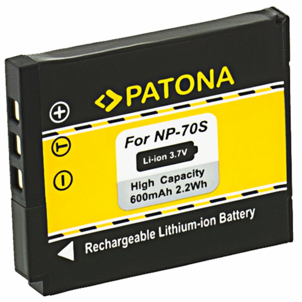PATONA baterie pro foto Fuji NP-70S 600mAh Li-Ion pro Ins...