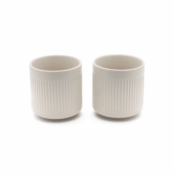 1x2 Bredemeijer Teebecher Skagen 300ml weiß Steingut     ...