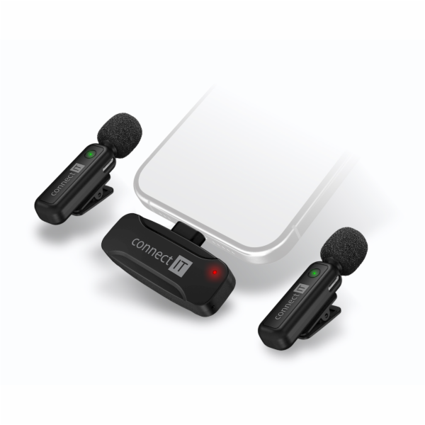 CONNECT IT Wireless Lavalier mikrofon USB-C konektor (2 k...