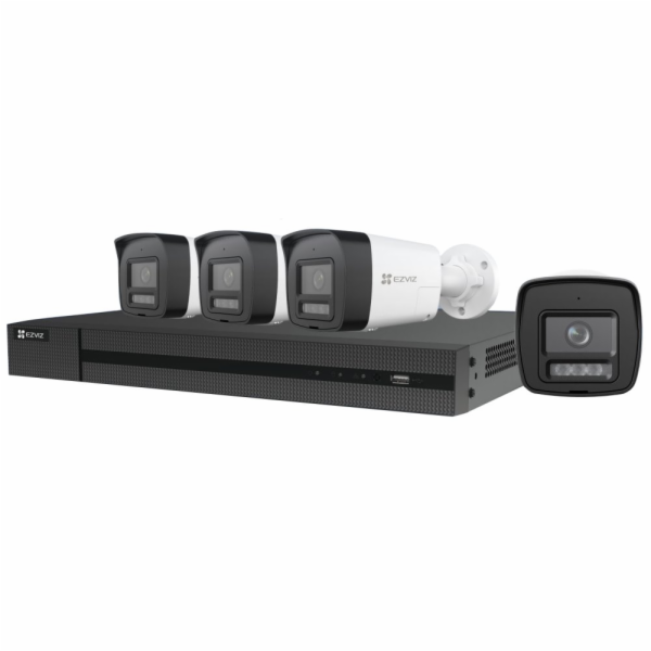 EZVIZ X5K PoE KIT/ bullet/ 8Mpix/ 1x 8CH NVR X5K/ 4x IP k...