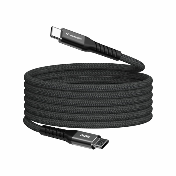 Verbatim Sync&Charge 60W 120cm USB-C/USB-C Magnetic schw....