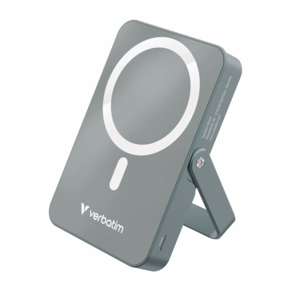 Verbatim Power Bank mit Standfuß mag.wireless 10000mA gra...