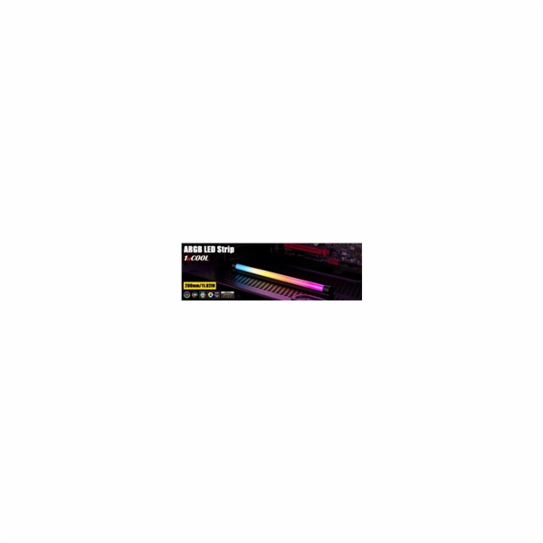 1stCOOL AURA EVO ARGB LED, SATA, 28cm, černá