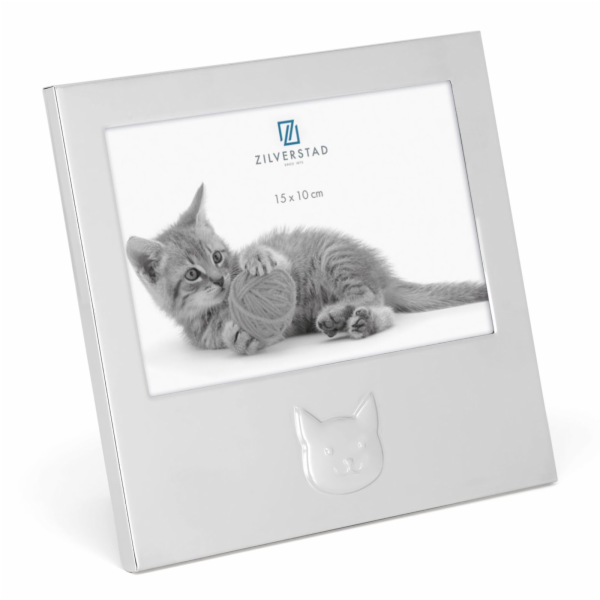 Zilverstad Katze           15x10 Metall Portrait         ...