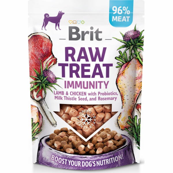 BRIT Raw Treat Immunity Jehněčí & Kuře – pamlsek pro psy ...