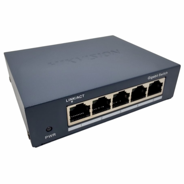 HIKVISION switch DS-3E0505-O/ 5x port/ 1000 Mbps RJ45 por...