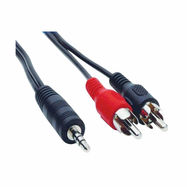 Kabel&nbsp;HADEX&nbsp;JACK&nbsp;3.5&nbsp;stereo/2xCINCH&nbsp;10m