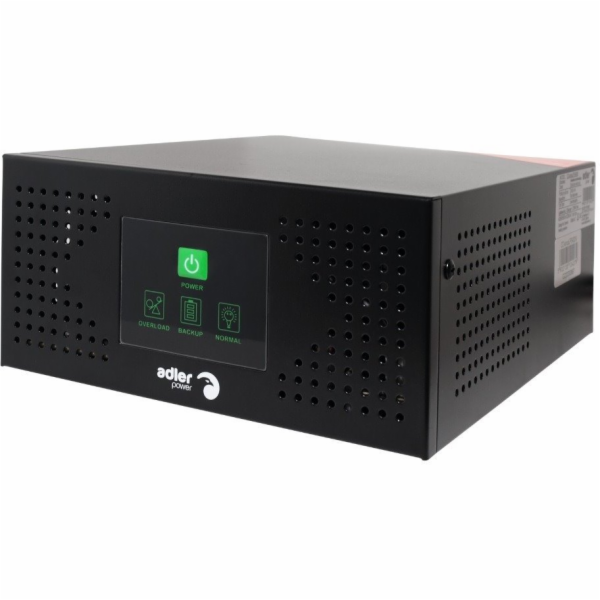 Napěťový měnič ADLER záložní zdroj, UPS, 400W, čistý sinu...