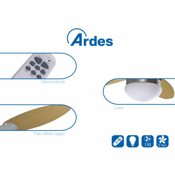 Ventilátor Ardes CLOUD 130WR