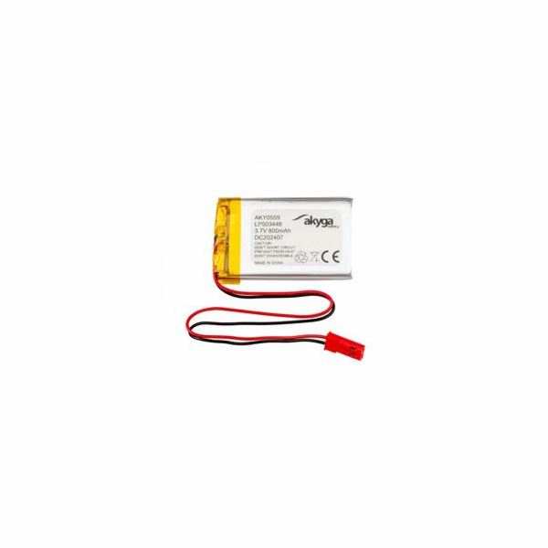 Akyga Li-Pol baterie LP503448 3.7V / 800mAh PCM JST 2.54 ...