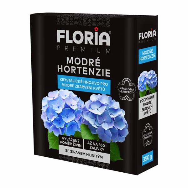 Hnojivo Agro  FLORIA Krystalické pro modré hortenzie 350 g