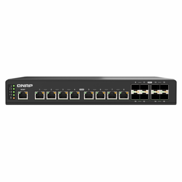 QNAP řízený průmyslový switch QSW-IM3216-8S8T: 16x 10G po...