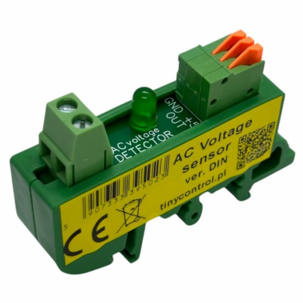 TINYCONTROL senzor síťového napětí  na DIN lištu pro LK3 ...