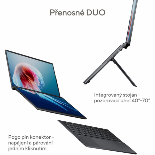 ASUS Zenbook Duo 14 OLED/UX8406CA-OLED067X/U7-255H/14"/28...