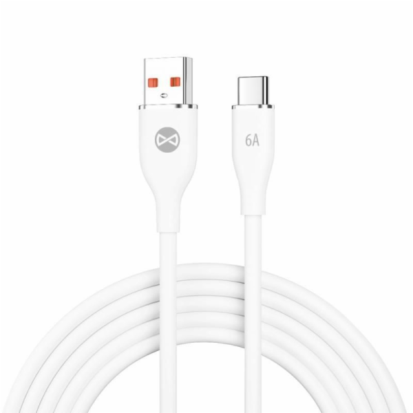 Datový kabel Forever USB/USB-C 1m 66W bílý