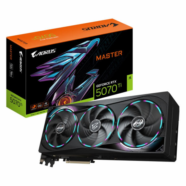 GIGABYTE VGA NVIDIA GeForce RTX 5070 Ti MASTER 16G, 16G G...