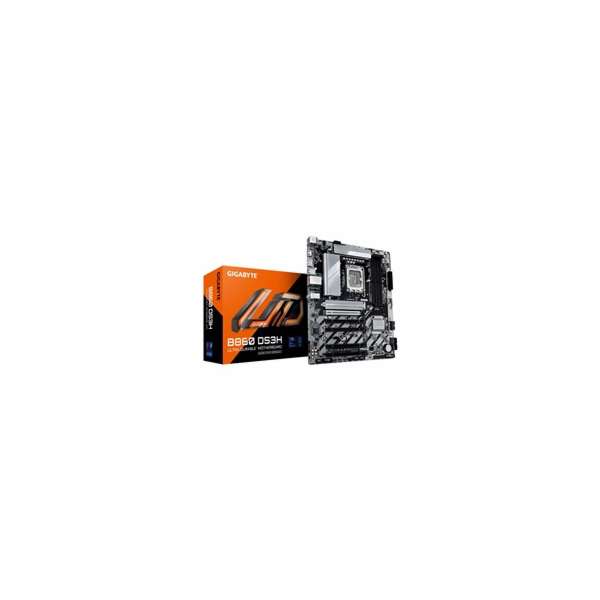 GIGABYTE MB Sc LGA1851 B860 DS3H, Intel B860, 4xDDR5, 1xD...