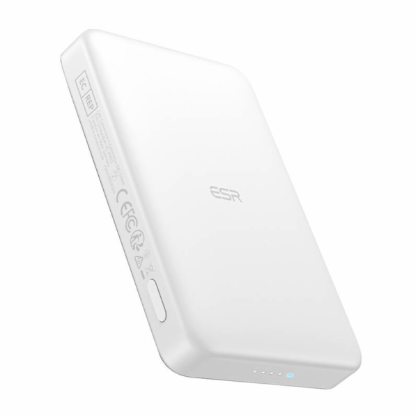 Magnetická powerbanka ESR Qi2 MagSlim 10000 mAh (bílá)
