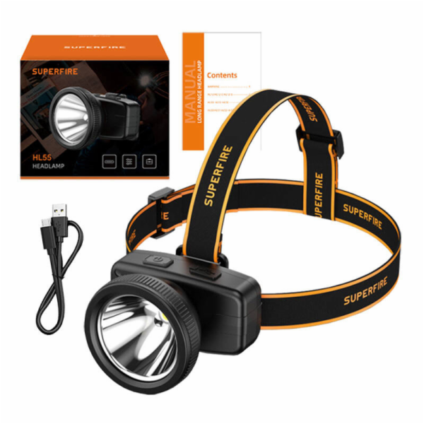 Čelovka Superfire Čelovka Superfire HL55, 150lm, USB-C