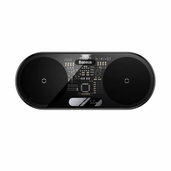Baseus WXSX010101 LED Display 2in1 Bezdrátová Nabíječka 2...