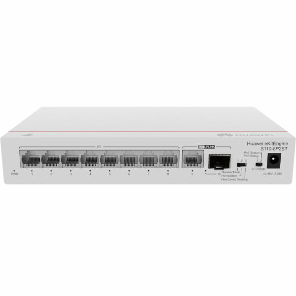Huawei S110-8P2ST Switch (8*10/100/1000BASE-T ports, PoE+...