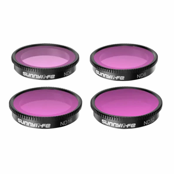 Sada 4 filtrů ND4+ND8+ND16+ND32 Sunnylife pro Insta360 GO...