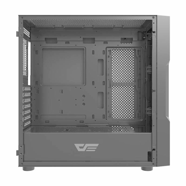 Skleněná počítačová skříň Darkflash DK431 + 4 ventilátory...