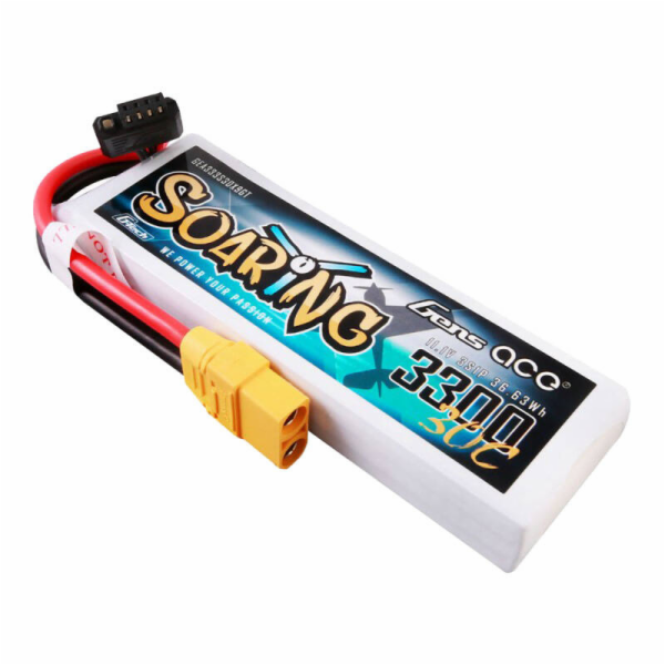 Gens ace G-Tech Soaring 3300mAh 11,1V 30C 3S1P Lipo Batte...