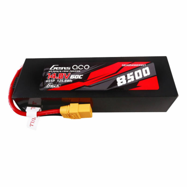 Gens ace G-Tech 8500mAh 14,8V 60C 4S1P Lipo Battery Pack ...