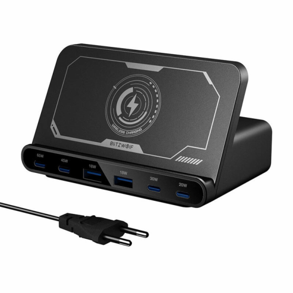 Blitzwolf BW-S27 160W, 2xUSB-A, 4xUSB-C, 15W wireless cha...