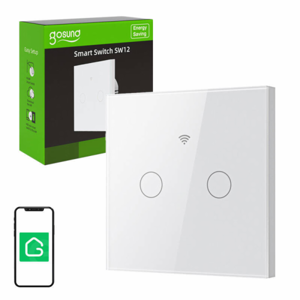 Smart Touch WiFi Light Switch Gosund SLS2 (Optional N, Du...