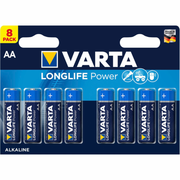 20x8 Varta Longlife Power Mignon AA LR 6          VPE Inn...
