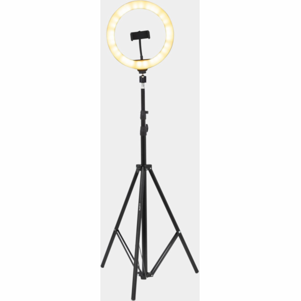 Havit ST7026 - stativ se světelným kroužkem RGB, černý