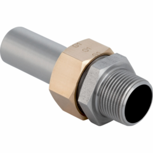 Geberit Mapress Edelstahl - Přechodová spojka s vnějším z...