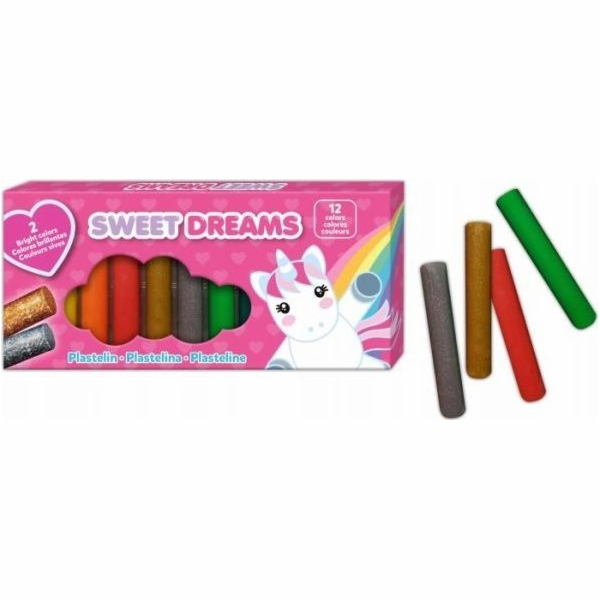 Plastelína Kids Euroswan 12 barev Sweet Dreams KL11250 Ki...